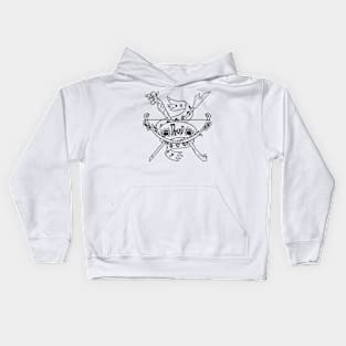 Druid Class - Black Design Kids Hoodie